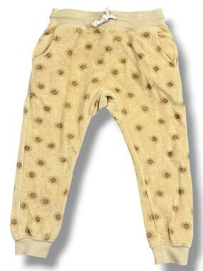 Rylee + Cru Terry Sun Sweatpants Joggers in Butter Golden Yellow Size 18-24M